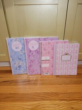 NWT LoveShackFancy x Yoobi Target School Supply 4 Pc Set Notebooks & Folders HTF
